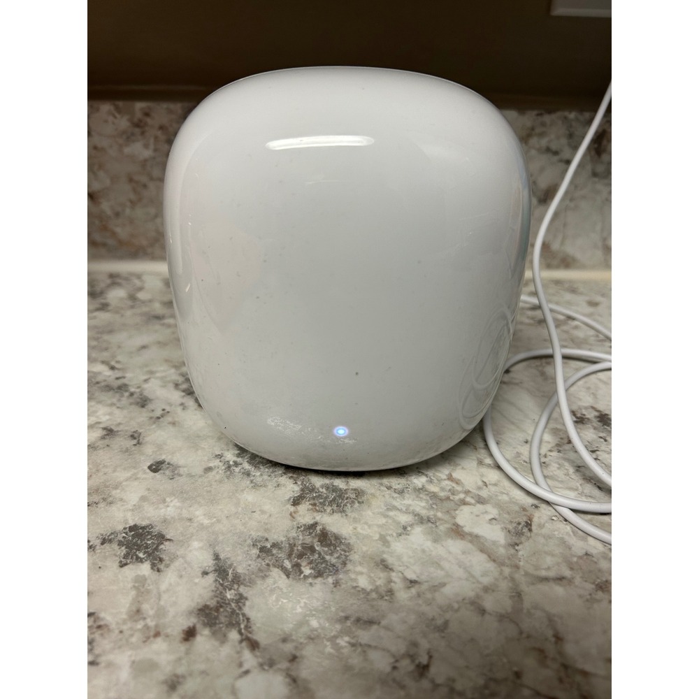 Google Nest Wifi Pro 6E Router White Mesh Internet G6ZUC 2 Port Snow